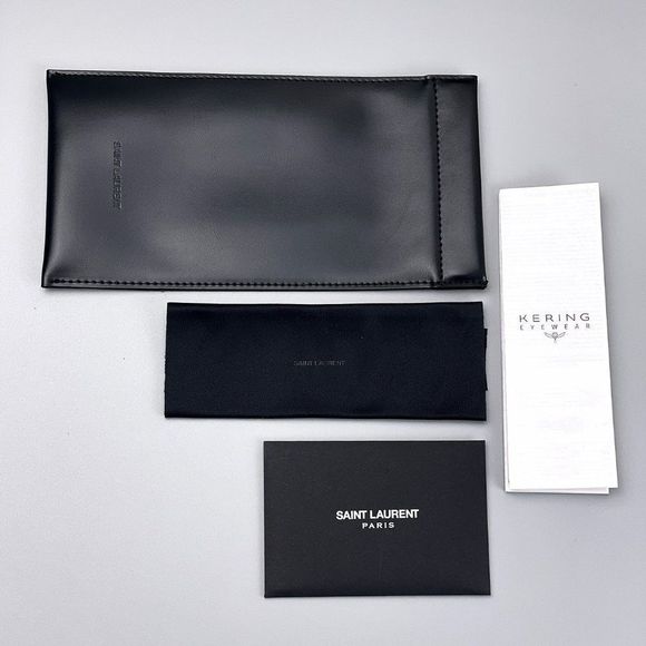 Saint Laurent SL500 001 BRAND NEW Sunglasses Black Gray Square Unisex - Picture 11 of 11